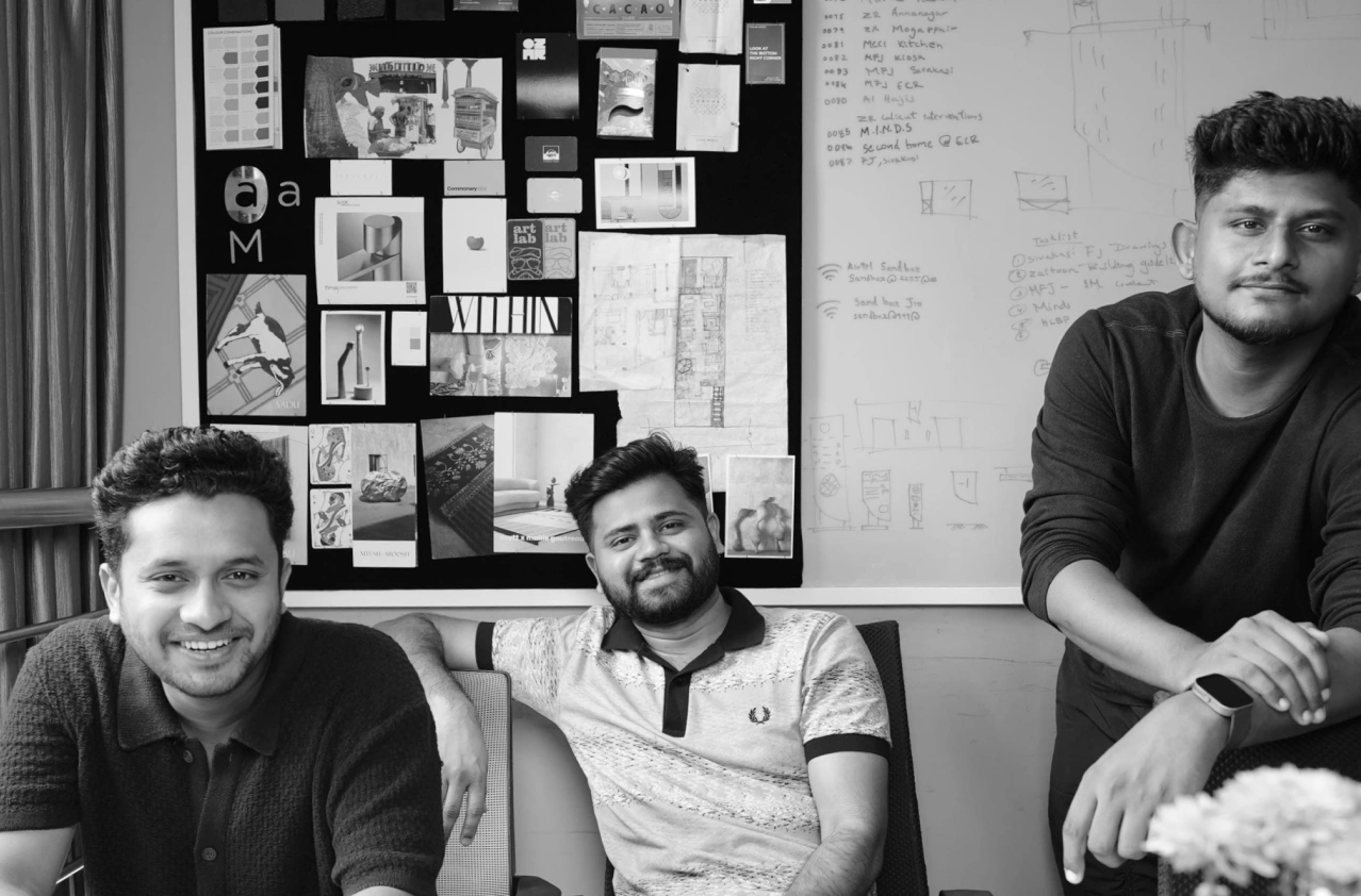 Portrait of the Commonary Labs founders on site